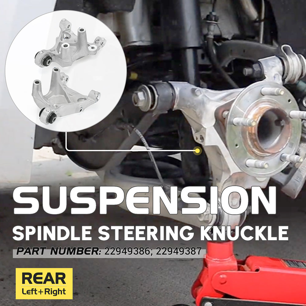 2PCS Rear Left + Right Suspension Spindle Steering Knuckle  For Buick Regal 2.0L 3.6L 18-20 For Chevy Malibu 1.5L 1.8L 2.0L 16-22