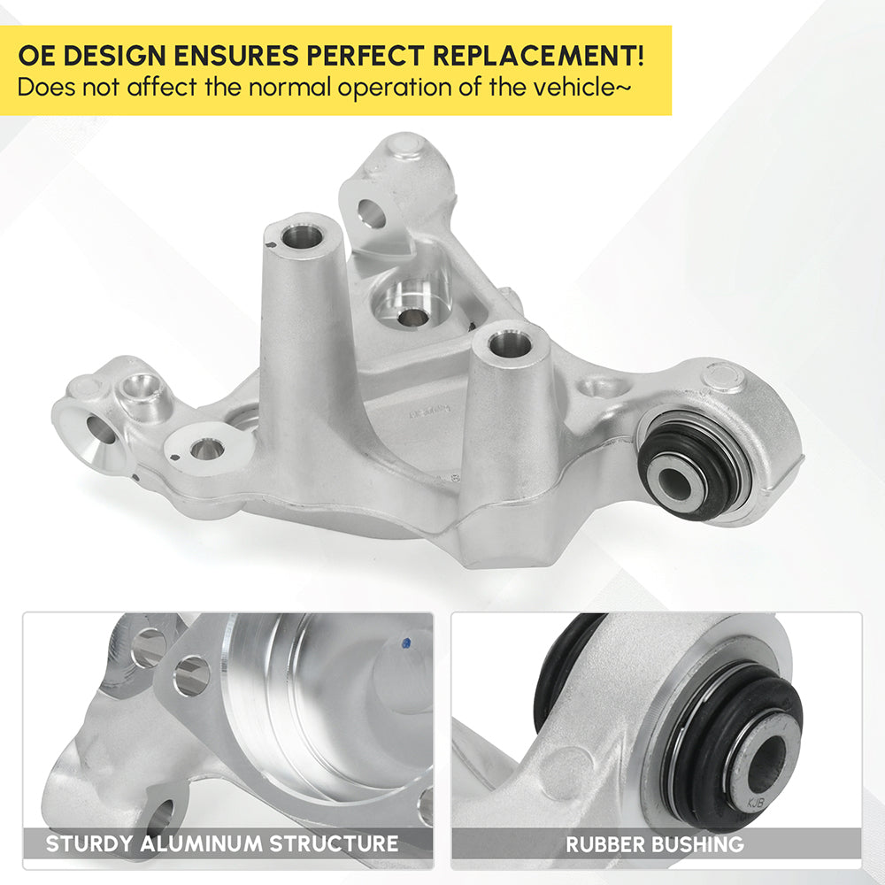 2PCS Rear Left + Right Suspension Spindle Steering Knuckle  For Buick Regal 2.0L 3.6L 18-20 For Chevy Malibu 1.5L 1.8L 2.0L 16-22