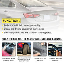 Load image into Gallery viewer, 2PCS Rear Left + Right Suspension Spindle Steering Knuckle  For Buick Regal 2.0L 3.6L 18-20 For Chevy Malibu 1.5L 1.8L 2.0L 16-22