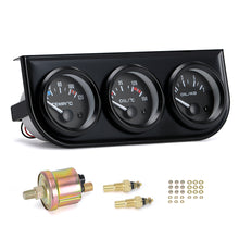 Load image into Gallery viewer, 52MM 3 in 1 Car Triple Gauge Kit