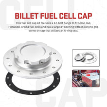 Load image into Gallery viewer, Fuel Cell Gas Cap With 12 Hole Cell Bung w/ Gasket
