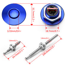 Load image into Gallery viewer, Single Universal JDM Style Push Button Clip Kit Car Quick Pin