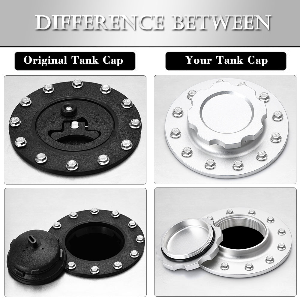 Fuel Cell Gas Cap With 12 Hole Cell Bung w/ Gasket