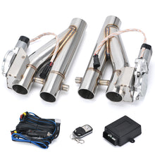 Load image into Gallery viewer, 2in1 2.5" Electric Exhaust Downpipe E-Cutout Cut Out Dual Valve Remote Wireless