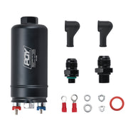 450LPH External Inline Fuel Pump for Racing E85 EFI w/ Check Valve