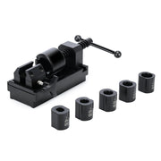 AN hose installation tool with five fitting holders