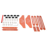 Orange Aluminum Stair Tread Template Tool