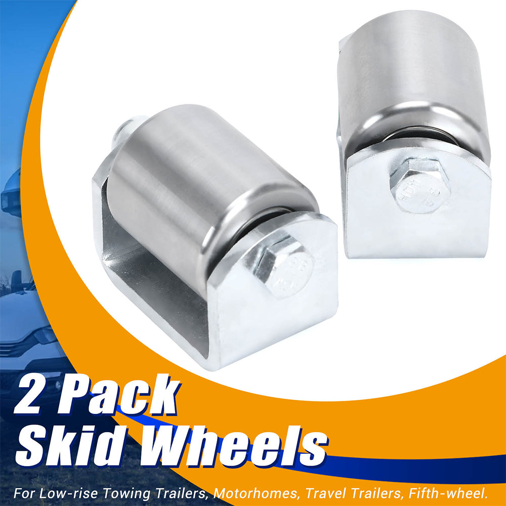 2” Ball-Bearing Steel Rollers to Protect RV Undercarriage
