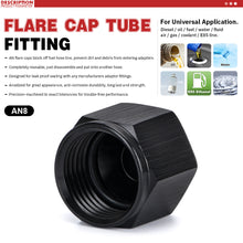 Load image into Gallery viewer, Aluminum AN6 AN8 AN10 Female Thread 4 PCS  Flare End Cap Tube Fitting