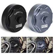 Aluminum 68065612AA Fuel Filter Canister Housing Cover Cap Replacement 6.7L for 10-on Dodge Ram - view 2