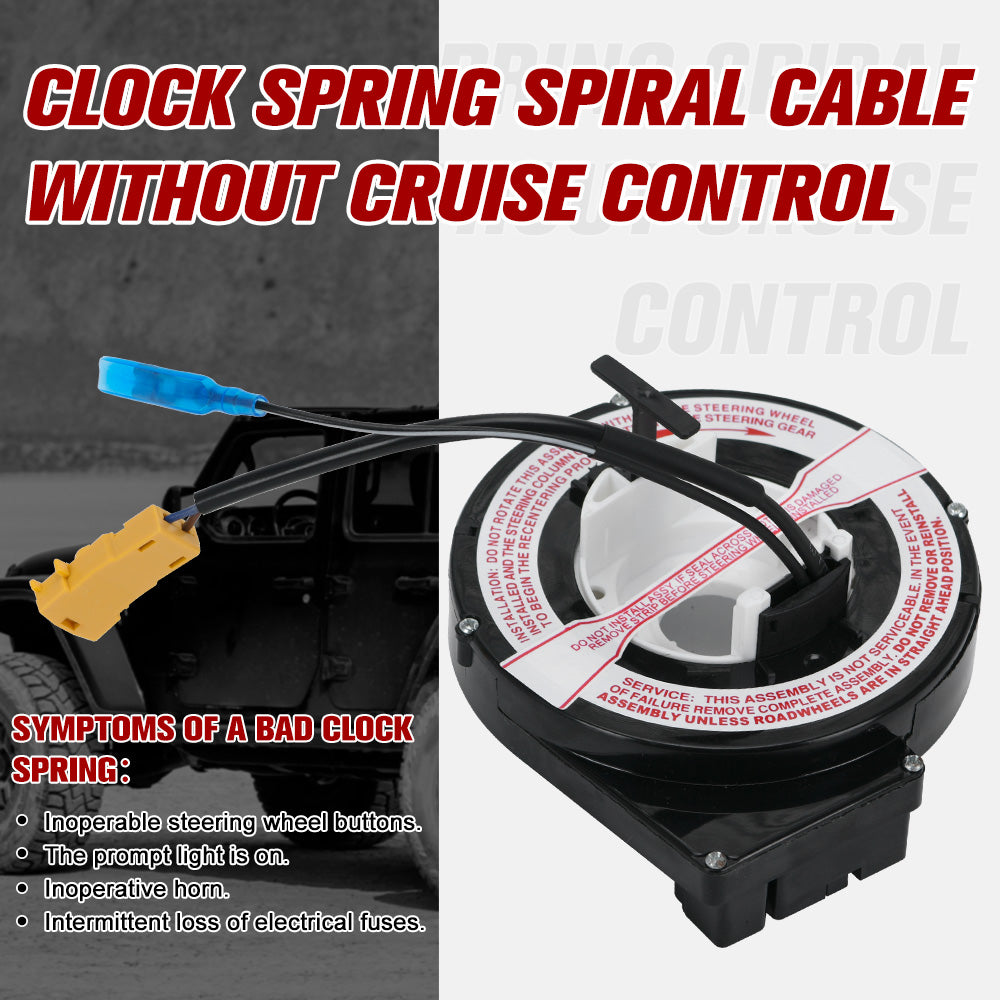 Clock Spring Spiral Cable Without Cruise Control For 97-01 Jeep Cherokee XJ Wrangler TJ