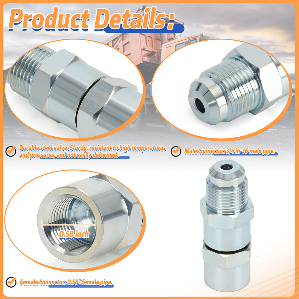 Fuel Check Valve Regulator Compatible with Detroit Diesel Series 60 Engines (12.7L)