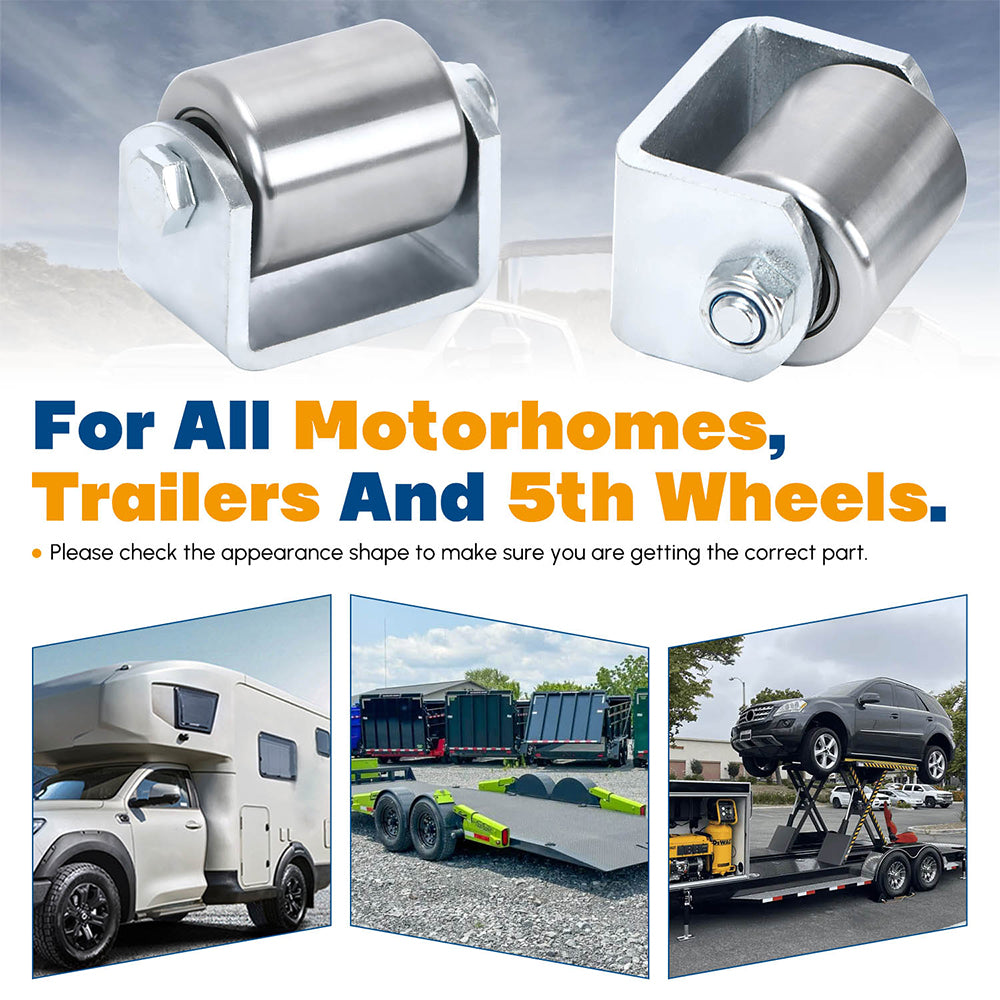 2” Ball-Bearing Steel Rollers to Protect RV Undercarriage