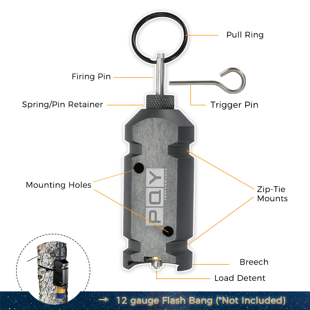 Trip Wire Alarm Device,12 Gauge Camping Trip Alarm