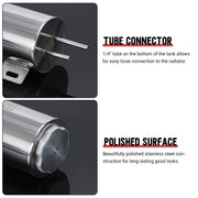 Radiator Coolant Overflow Puke Tank Polished Stainless Steel 3-Inch×10-Inch - view 6