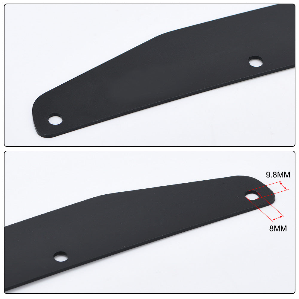 Anodize Alu Gurney Flap Rear Spoiler For 15-on Subaru WRX Sti Low Profile Wing