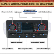 599-009 A/C Heater Climate Control Panel Module Switch for Cadillac Escalade ESV EXT 2003-2006 - view 6