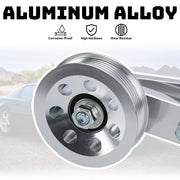 Aluminum Smog Pump Delete Pulley Kit For 85-91 Chevy Corvette C4 L98