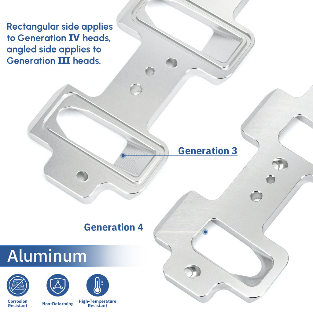 LS Cathedral to Rectangle Port Intake Manifold Adapter Kit for LS1, LS2, LS3, LSA, LSX Engines & Superchargers