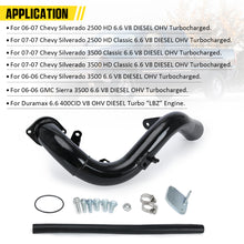 Load image into Gallery viewer, EGR Delete Kit High Flow Intake Elbow Exhaust Pipe Tube For 06-07 Chevy GMC