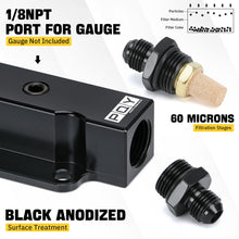 Load image into Gallery viewer, Universal AN6 Inline Fuel Filter w/ 1/8 NPT Port