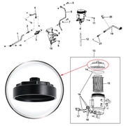 Aluminum 68065612AA Fuel Filter Canister Housing Cover Cap Replacement 6.7L for 10-on Dodge Ram - view 6