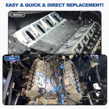Load image into Gallery viewer, LS Cathedral to Rectangle Port Intake Manifold Adapter Kit for LS1, LS2, LS3, LSA, LSX Engines &amp; Superchargers