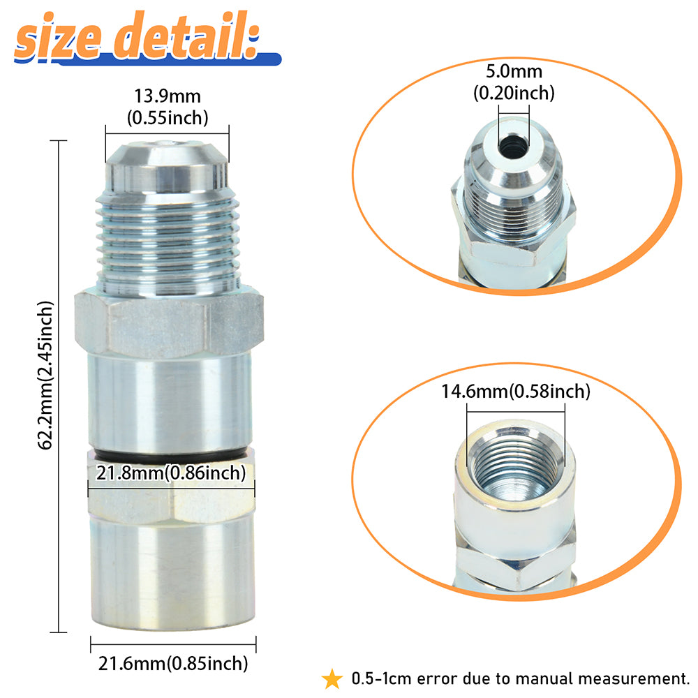 Fuel Check Valve Regulator Compatible with Detroit Diesel Series 60 Engines (12.7L)