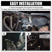 Smog Pump Delete Idler Bracket for 1979-1995 Ford Mustang