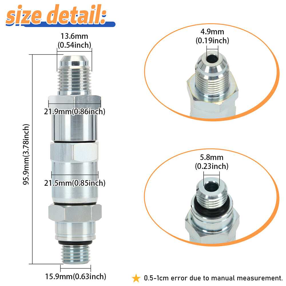 Fuel Check Valve Regulator Compatible with Detroit Diesel Series 60 Engines (14L)