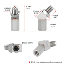 Load image into Gallery viewer, 45 Degree O2 Oxygen Sensor Connector