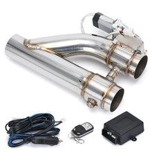 Load image into Gallery viewer, Double-Welded Stainless Steel 304 2.0&quot; or 2.25&quot; or 2.5&quot; or 3&quot; Electric Exhaust Downpipe Cutout