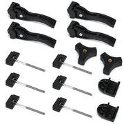 Truck Tonneau Cover Replacement Installation Accessory for Hard Tri-fold Tonneau Cover Include Rear Clamp - view 2