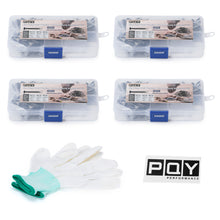 Load image into Gallery viewer, 1000+Piece Black Carbon Steel Self-Tapping Wood Screw Assortment Kit