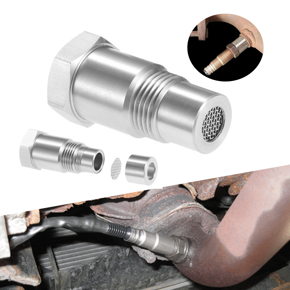 Universal O2 Sensor Bung O2 Oxygen Sensor Bung CEL Eliminator Extender Spacer Fix Check Engine ...