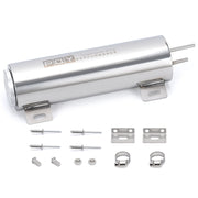 Radiator Coolant Overflow Puke Tank Polished Stainless Steel - view 2