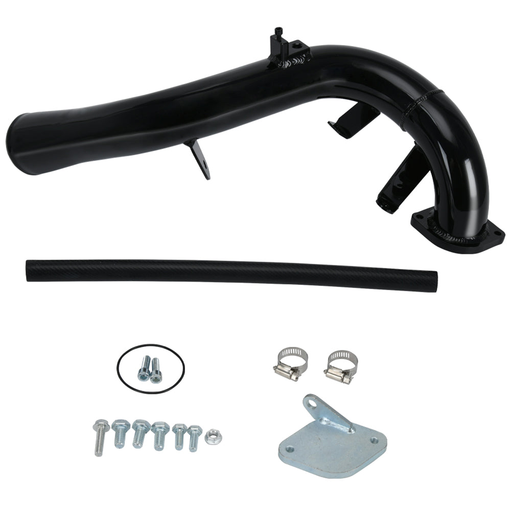 EGR Delete Kit High Flow Intake Elbow Exhaust Pipe Tube For 06-07 Chevy GMC