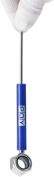 10-Piece Mini Pocket Screwdriver with Clip Magnetic Slotted Small Screw for Mechanical Electrician Blue - view 5