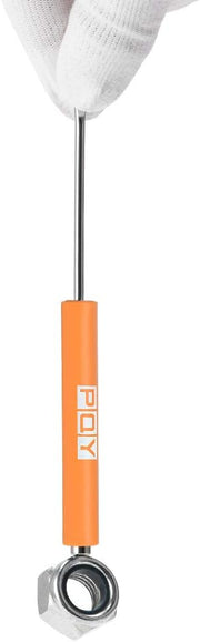 10-Piece Mini Pocket Screwdriver with Clip Magnetic Slotted Small Screw for Mechanical Electrician orange - view 3
