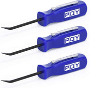 Mini Pocket Pry Bar with Pocket Clip 4.5-Inch Length 3-Piece (Blue) - view 2