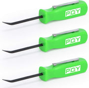 Mini Pocket Pry Bar with Pocket Clip 4.5-Inch Length 3-Piece (Green) - view 2