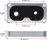 Billet Firewall Shifter Cable Grommet for Civic Integra withK-Series Swap Silver - view 6