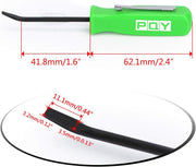 Mini Pocket Pry Bar with Pocket Clip 4.5-Inch Length 3-Piece (Green) - view 5
