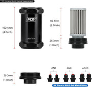 AN6 AN8 AN10 Inline Fuel Filter E85 Ethanol with 10 - view 6