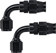 2-Piece 6AN 90 Degree PTFE E85 Hose Fitting End Only for PTFE Nylon Stainless - view 2