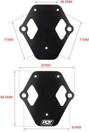 Billet Aluminum Ignition Coil Bracket For MSD Blaster SS 8207 Coil - view 3