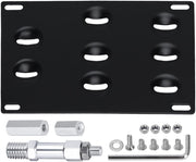 PTNHZ Aluminum Front Bumper Tow Hook License Plate Holder for BMW F-Series 11-on F30 - view 5