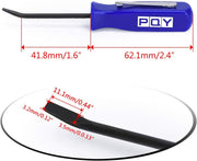 Mini Pocket Pry Bar with Pocket Clip 4.5-Inch Length 3-Piece (Blue) - view 5
