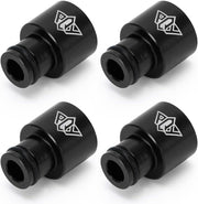 4pcs PQY Fuel Injector Top Hats Adapters RDX Injectors to B16 B18 D16Z D16Y - view 2