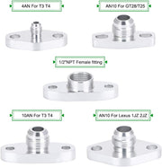 PTNHZ RACING AN10 Garrett GT28 GT30 GT35 T25 Turbo Oil Return Drain Flange Adapter - view 6